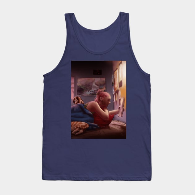 Informaholic - Bedtime Stories Tank Top by J.S. Lange